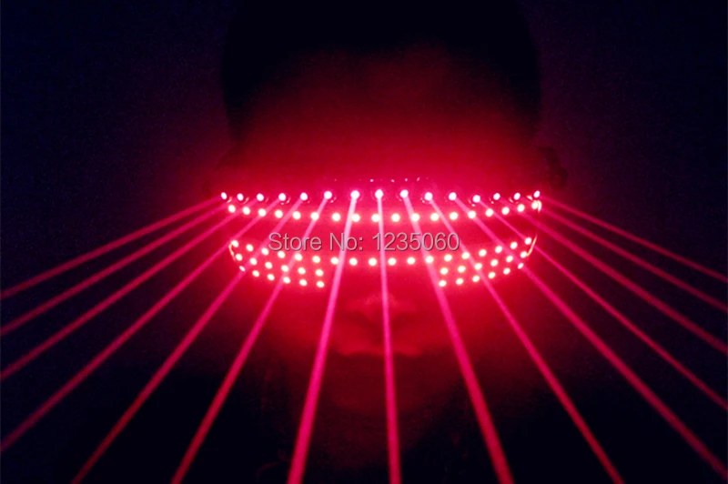 WYY Бальные Танцы бар led костюмы лазерный светильник очки красные балки робот