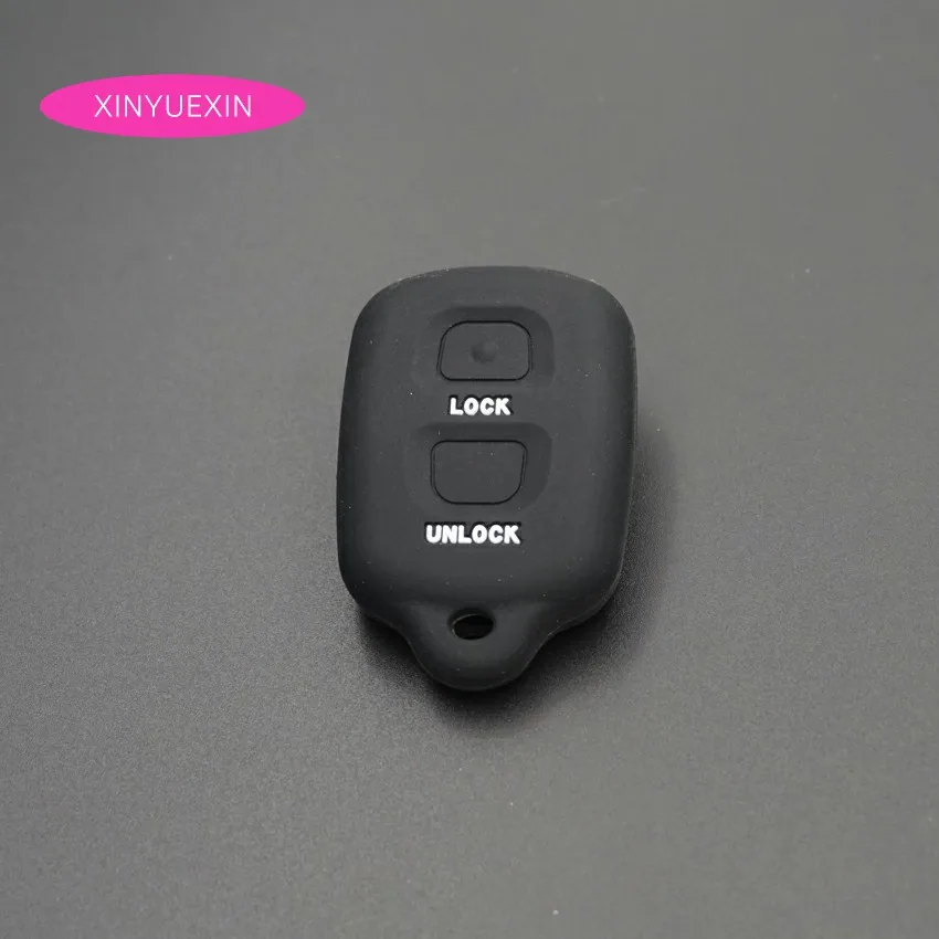 Силиконовый чехол для автомобильного ключа Xinyuexin Toyota RAV4/Corolla 98-1999 с двумя кнопками