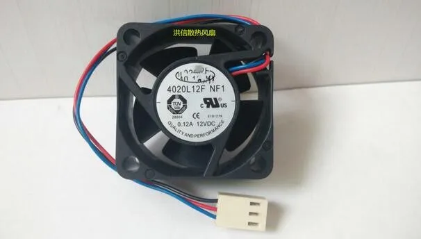 Настоящий TTT & T 4020L12F NF1 12V 0.12A 40*40*20 4 см 3 провода Вентилятор охлаждения|cooling fan|cooling fan