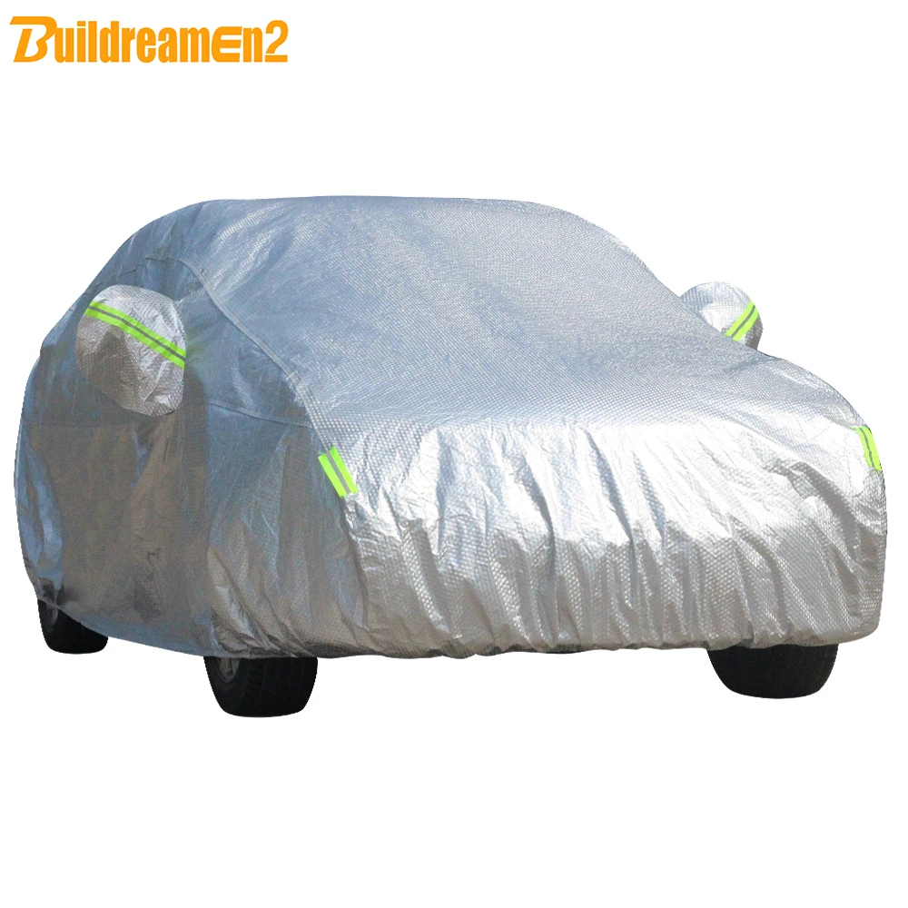 Buildremen2 Thick Cotton Auto Cover Waterproof Sun Rain Snow Hail Protect Car Cover For Daewoo Lacetti Nubira Espero Cielo Tico