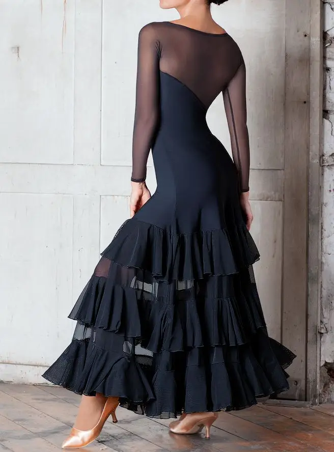 Женское бальное платье для бальных танцев стандартные сексуальные бальные из