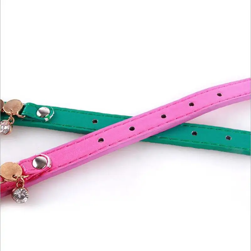 Новое поступление 2017 года животное воротники кожаный ошейник Поводки Собаки с