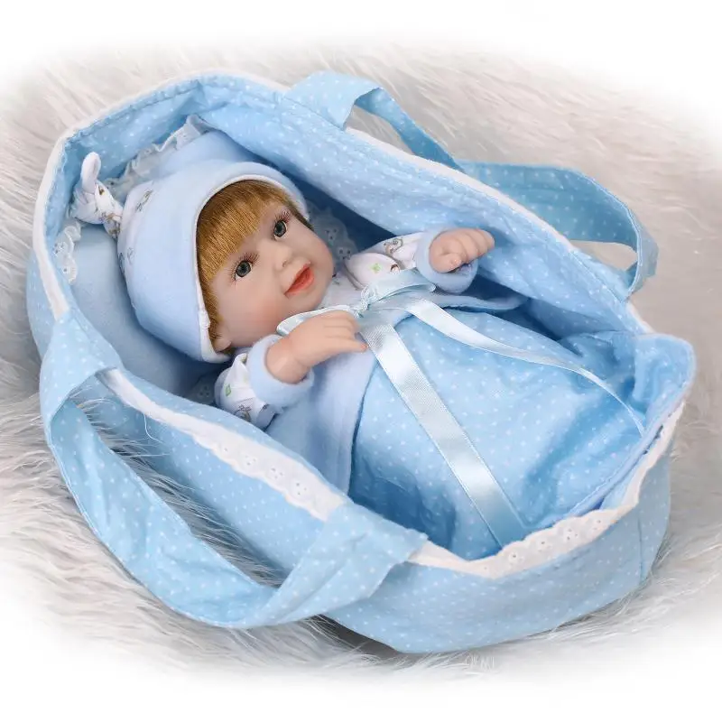 26 см мини кукла Bebe twins Reborn мягкая силиконовая виниловая для мальчиков Boneca детские