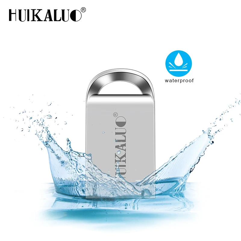 Huikaluo прочный металлический USB флэш накопитель Флешка 64 ГБ 32 миниатюрная карта