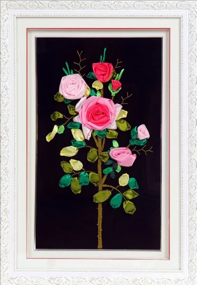 40x60 см Набор для вышивки лентой с истинным любовником набор рисования пятнами