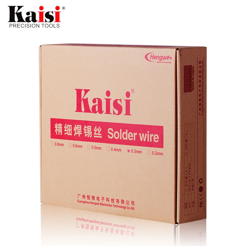 Kaisi Flux 1.2% канифоли ядро Олово свинцовый припой провод Sn60/Pb40 для сварочных работ (0 3