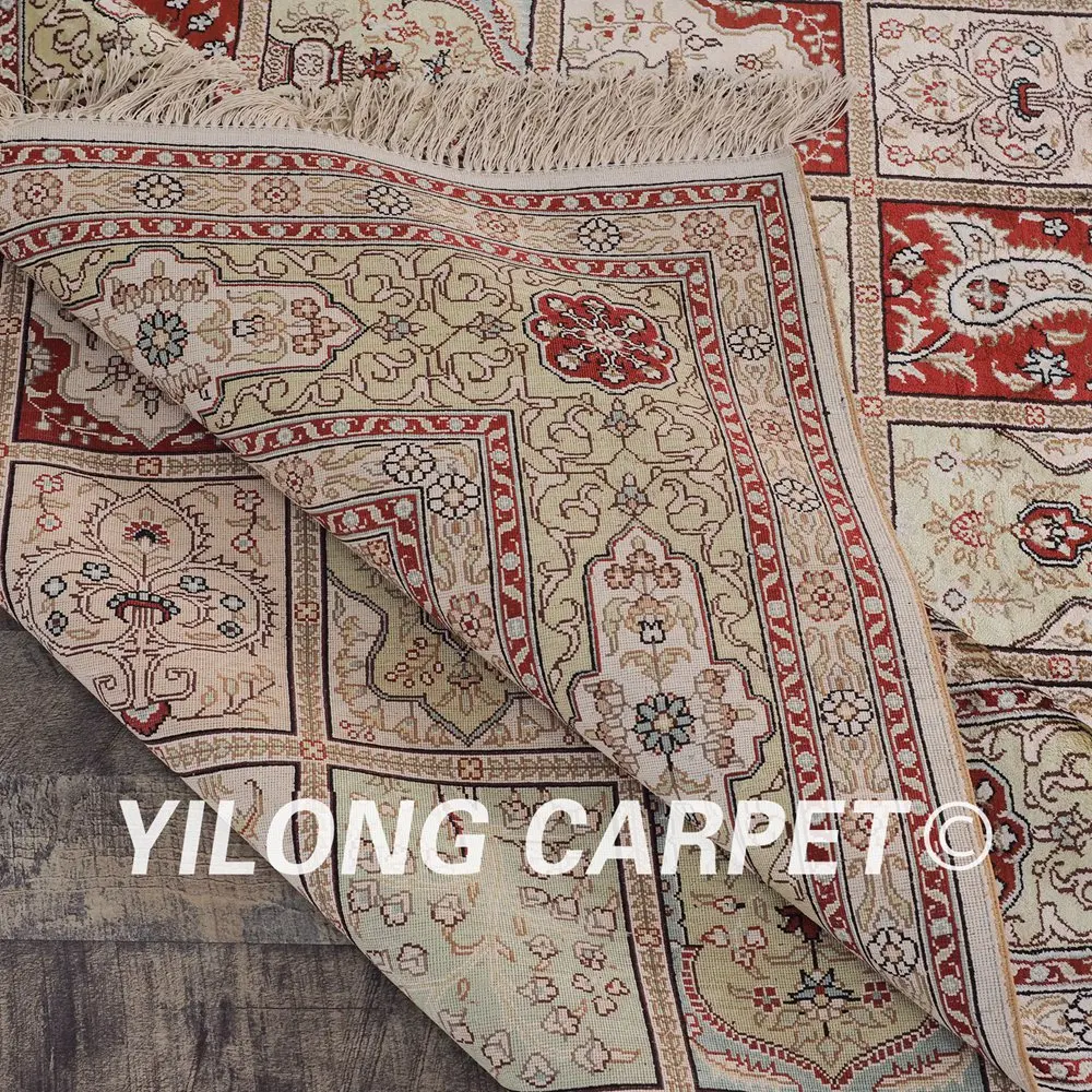 

YILONG 6'x9' traditional vintage handmade rectangle four sasons carpet antique persian rug (LH447B6x9)