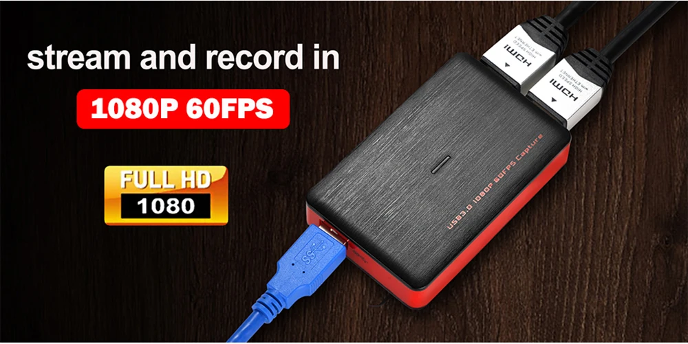 Y& H HDMI к USB 3,0 игровая карта захвата HD 1080P 60fps живое потоковое устройство записи видео HDMI для Winodws Mac Linux ezcap261