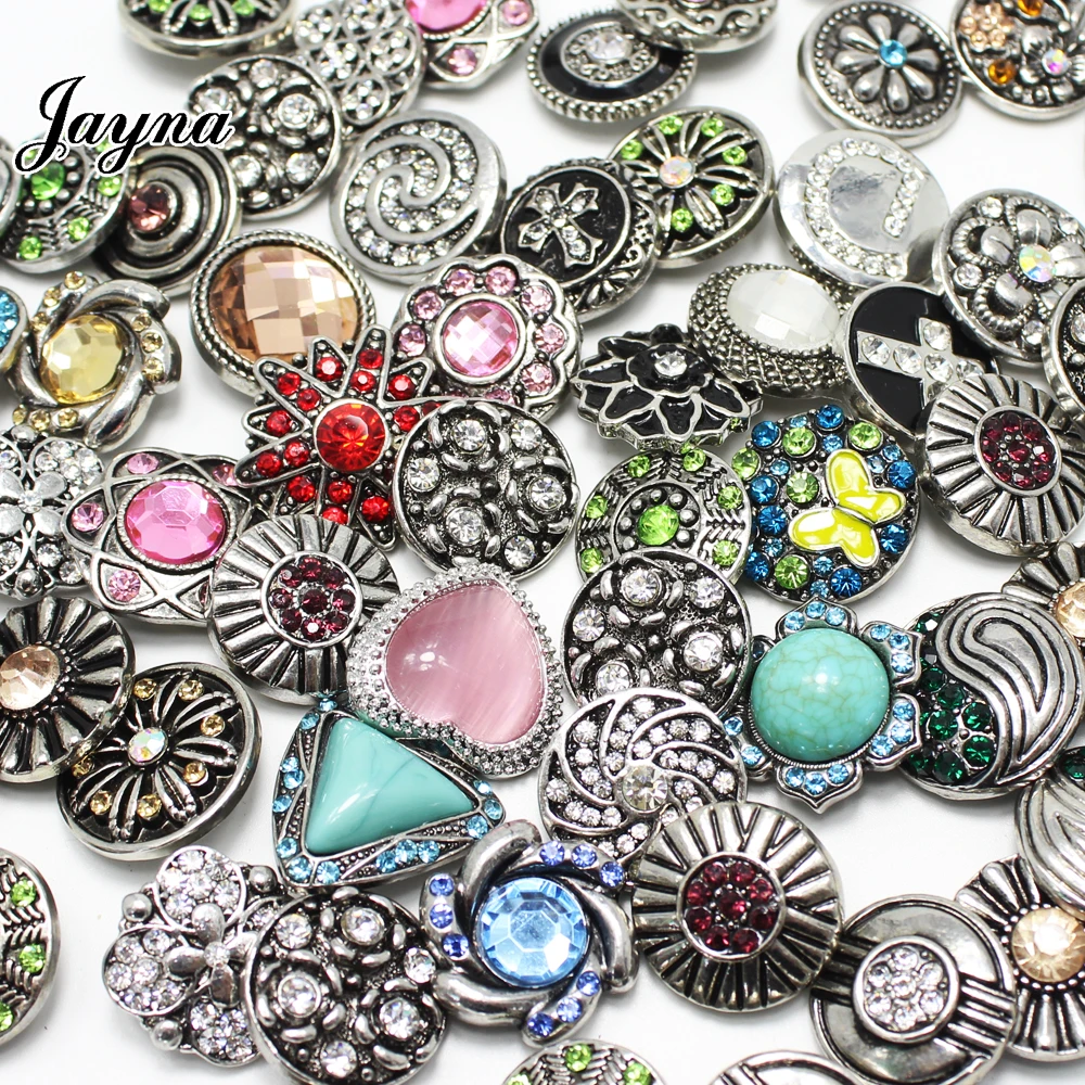 

30pcs/lot mixed snaps jewelry 18-20mm snaps charms fit snaps Bracelets snaps jewelry Jayna jewelry GS1208135-MIX