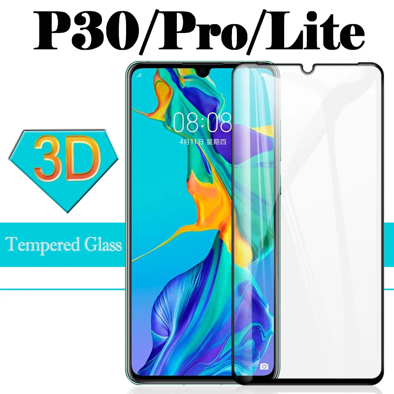 Для Huawei P30 стекло для Huawei P30 Light Lite Pro защита экрана 3D чехол на Hwawei Huawie P 30 30P Закаленное стекло Защитная пленка
