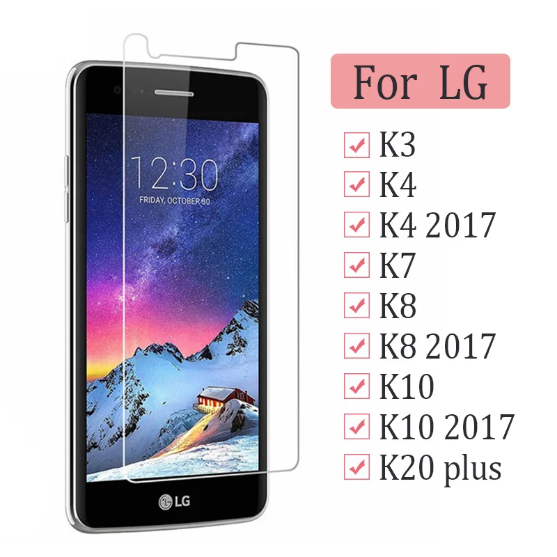 Стекло для LG k7 k8 k10 2017 закаленное стекло k3 k4 k20 plus Защитная пленка экрана k 7 8 10 10k Tremp
