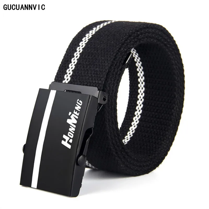 

Alloy Buckle Trendy Fashion Canvas Mens Belt Unisex casual belts luxury casual straps ceintures Outdoor tactical belt men&women