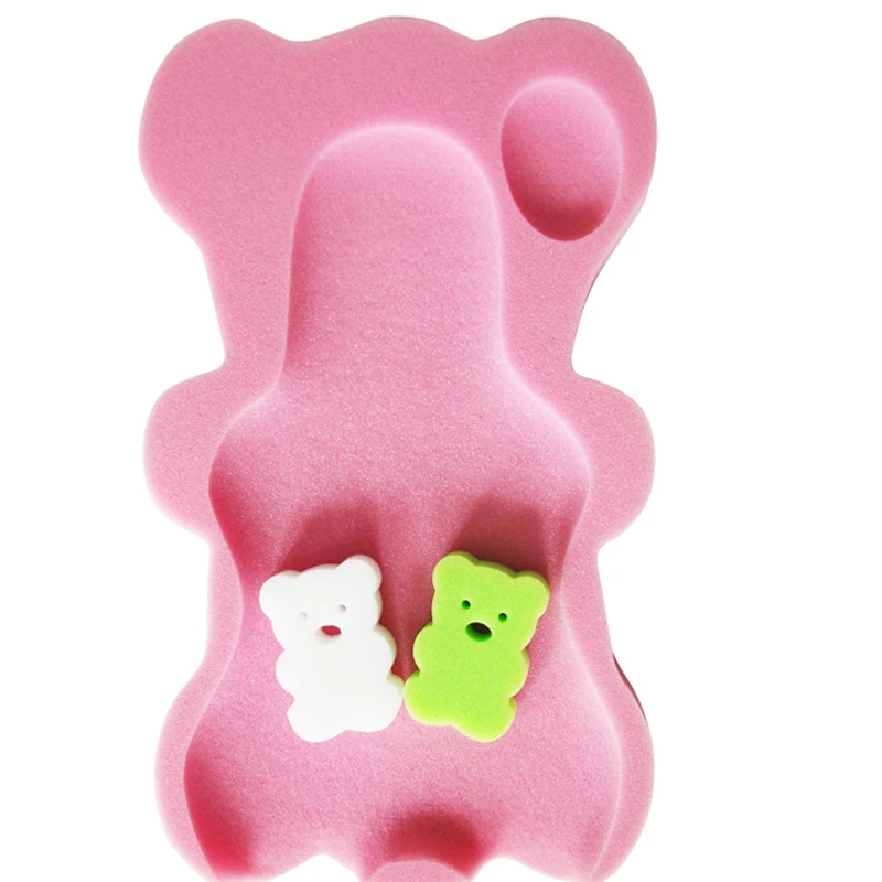 Wecute детский коврик для ванной, мультяшная Нескользящая губчатая Подушка для новорожденных, подушка для купания детей, детские игрушки для ухода за ребенком, складная Защитная Ванна