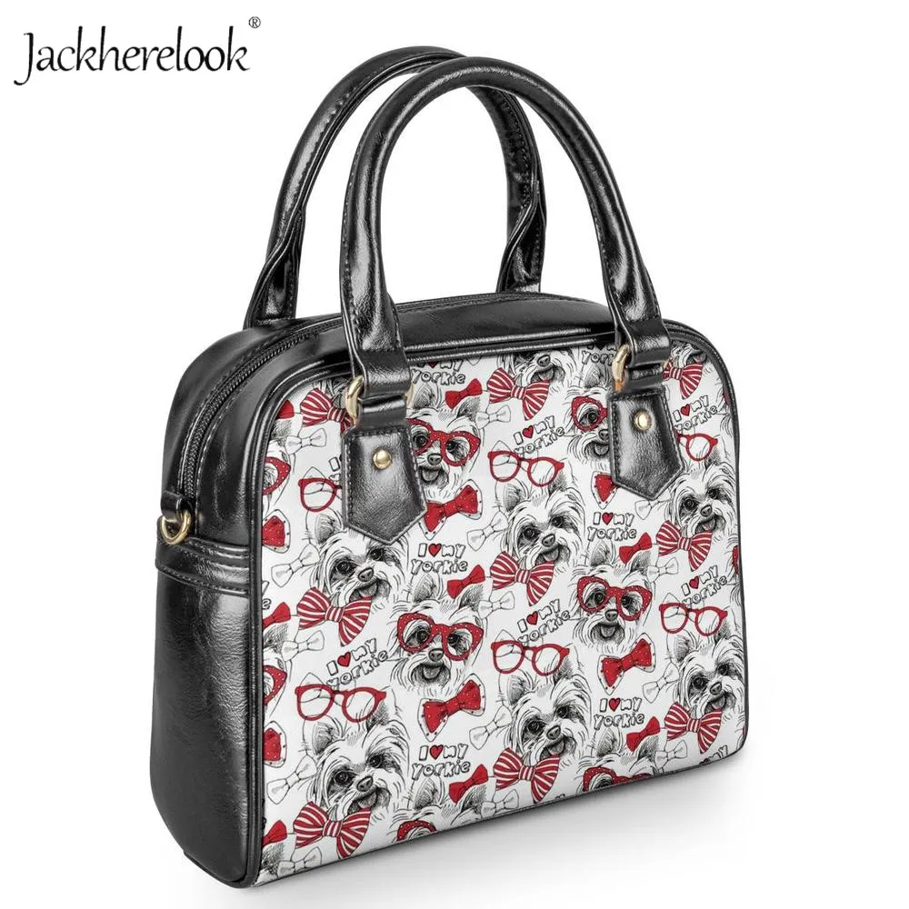 Jackherelook женская сумка через плечо с принтом собаки сумки мессенджеры из