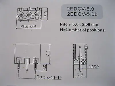 30 pcs Green 12 pin 5.08mm Screw Terminal Block Connector Pluggable Type | Обустройство дома