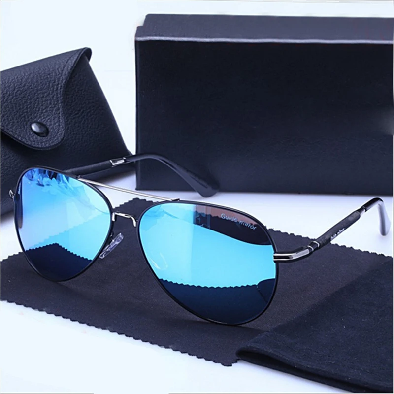 Солнцезащитные очки авиаторы поляризационные для мужчин и женщин роскошные