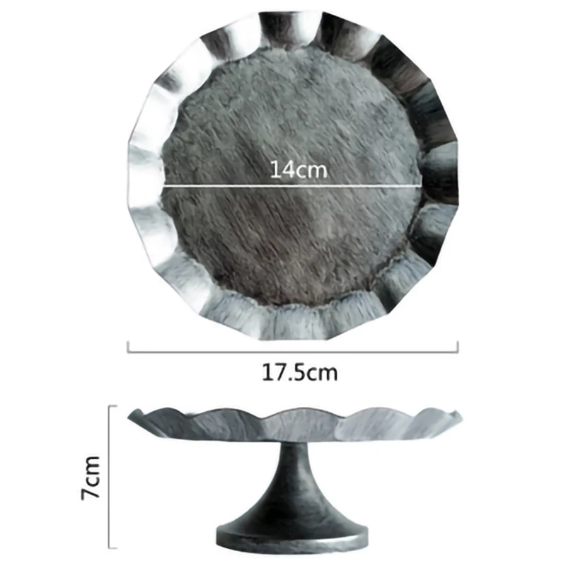 Sweetgo серебряный поднос для закусок подставка кекса инструменты украшения торта