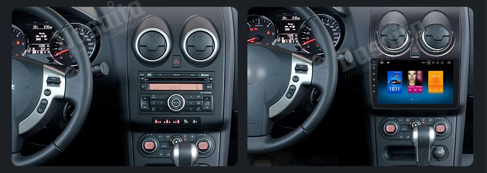 Автомобильный мультимедийный плеер 2 din Автомобильный Радио gps android для Nissan Qashqai Авто 2008 2009 2010 2011 2012 2013 " 2.5D ips картина