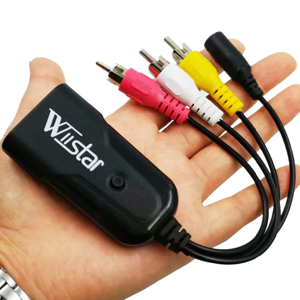 WIISTAR HD 1080P для HDMI AV/RCA CVBS мини-адаптер HDMI2AV Hdmi AV(CVBS) PS3/PC/VCR/NTSC | Электроника