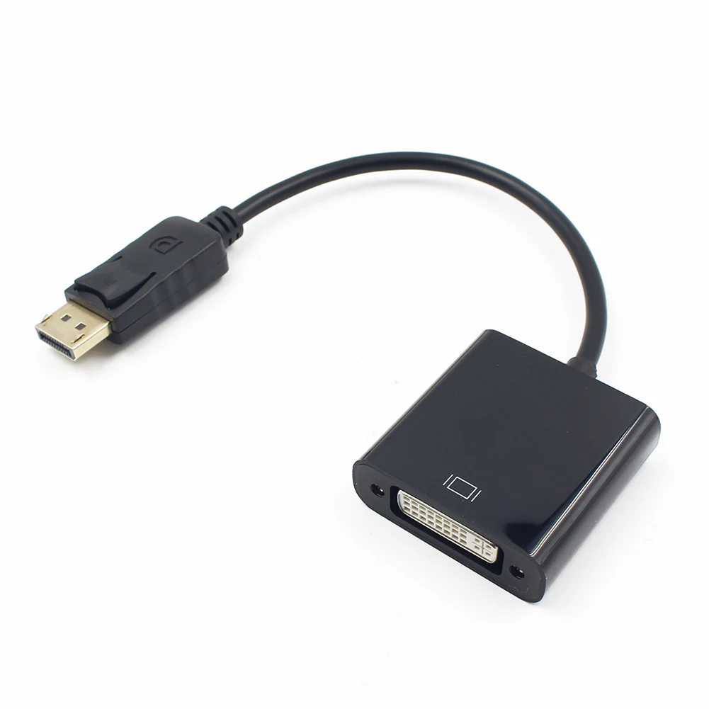 Новый горячий DP Displayport Дисплей порт папа к DVI Женский адаптер кабель для ноутбука