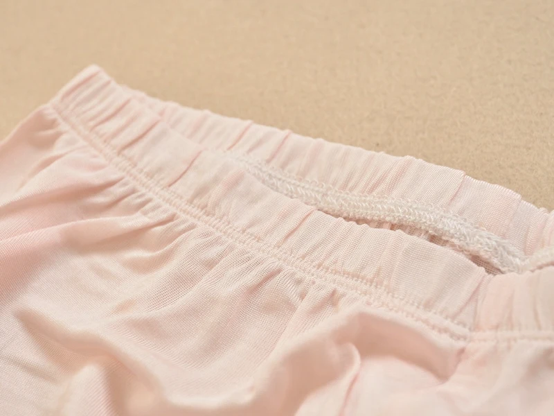 Комплект женского нижнего белья из 100% шелка с длинными рукавами и антибиотик