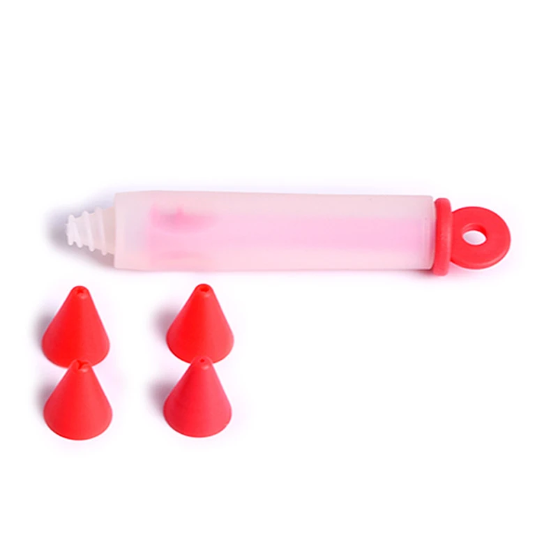 FILBAKE Silicone Food Writing 4 Head Flower Mouth Pen Cream Baking Biscuit Dessert Decoration Bakery Accessories Cake Mold | Дом и сад