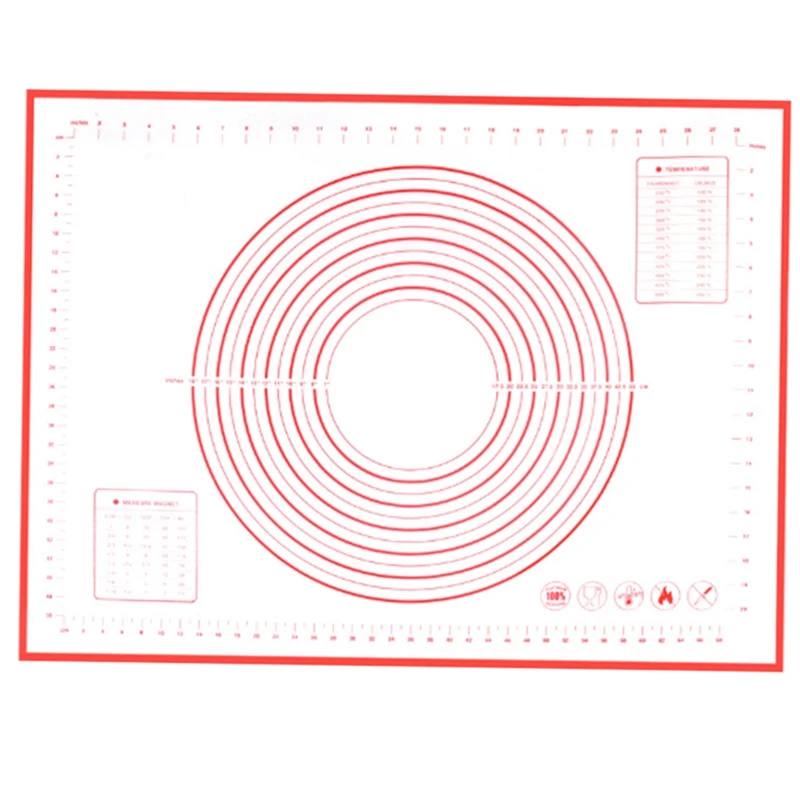 Новый силиконовый коврик для выпечки теста посуда 60x80 см Макарон духовка