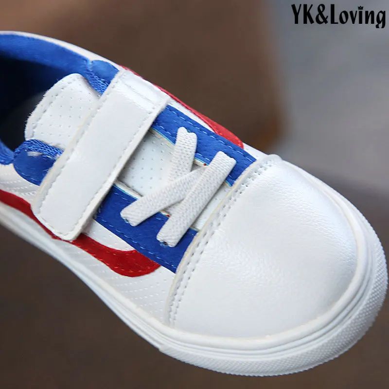 Весенне Осенняя детская повседневная обувь из микрофибры для мальчиков