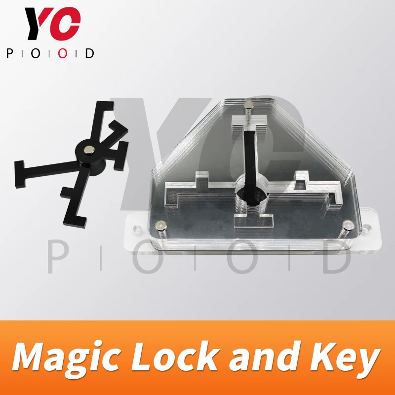 Реквизит Magic lock и key Escape room поместите ключ в нужное положение для разблокировки с