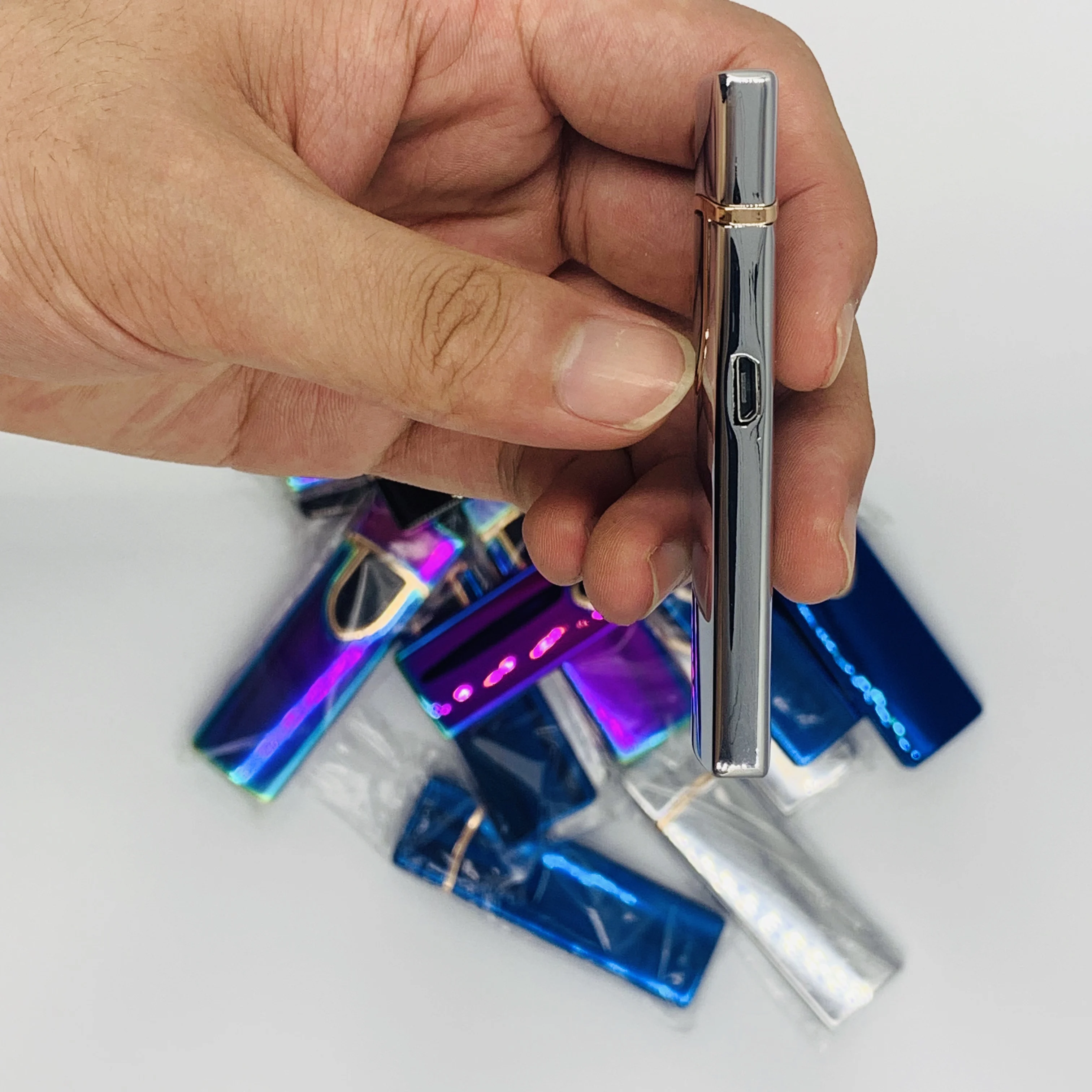 Мини умный электронный сенсорный экран с USB крутая Зажигалка интеллектуальная