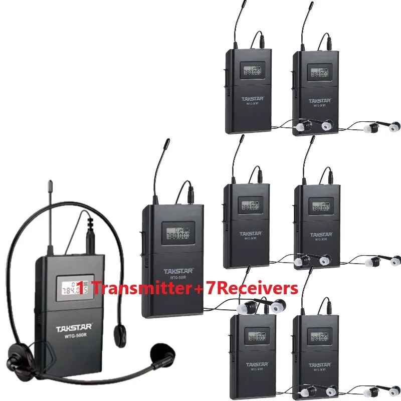 Беспроводная система туристического гида Takstar WTG 500/ WTG500 UHF дальность работы до 100 м