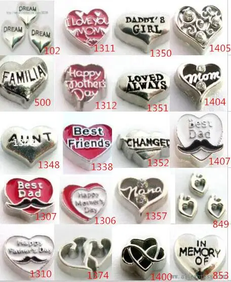 10 шт./лот Новое поступление несколько вариантов сердца подвешиваемый кулон