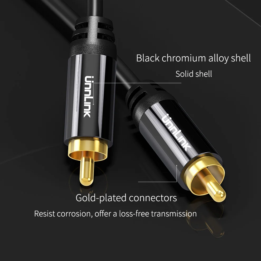 Коаксиальный кабель Unnlink HiFi 5 1 RCA SPDIF 3 м м|Кабели VGA| |