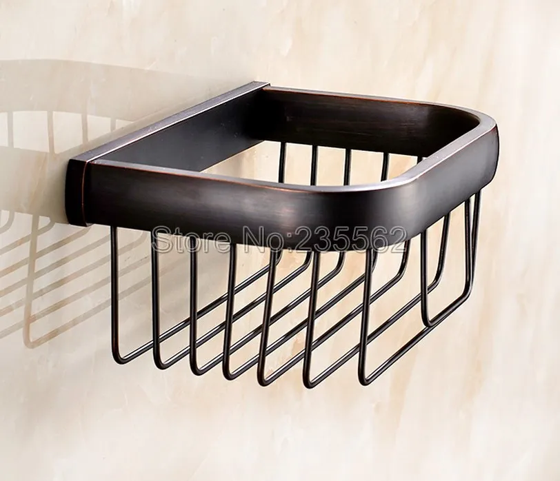Wall Mounted Black Oil Rubbed Brass Bathroom Accessory Toilet Paper Holder Roll Basket lba533 | Обустройство дома