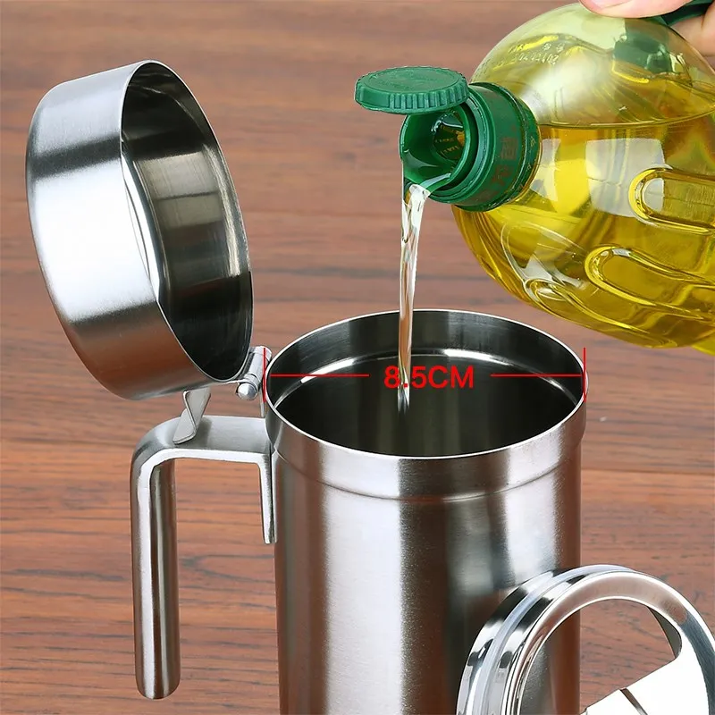 Диспенсер оливкового масла из нержавеющей стали может герметичное хранилище с
