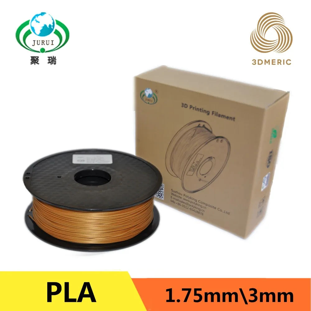 Gold color PLA filament 3d pen impressora pla 1.75 mm plastic printer 1kg | Компьютеры и офис