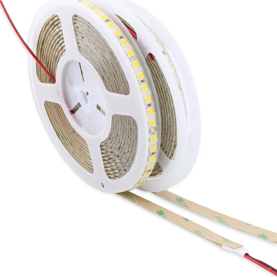 Светодиодная лента 12 В постоянного тока 24 SMD 5054 5 м 120 светодиодов/м гибкая Диодная