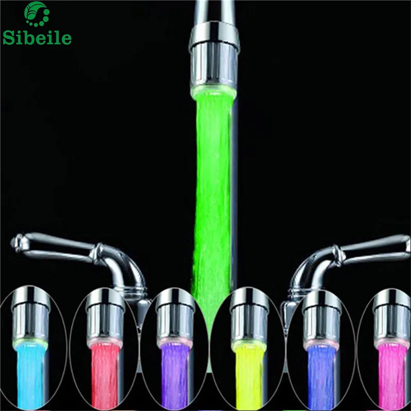 Светодиодный светильник для водопроводного крана SBLE 7 цветов автоматическое