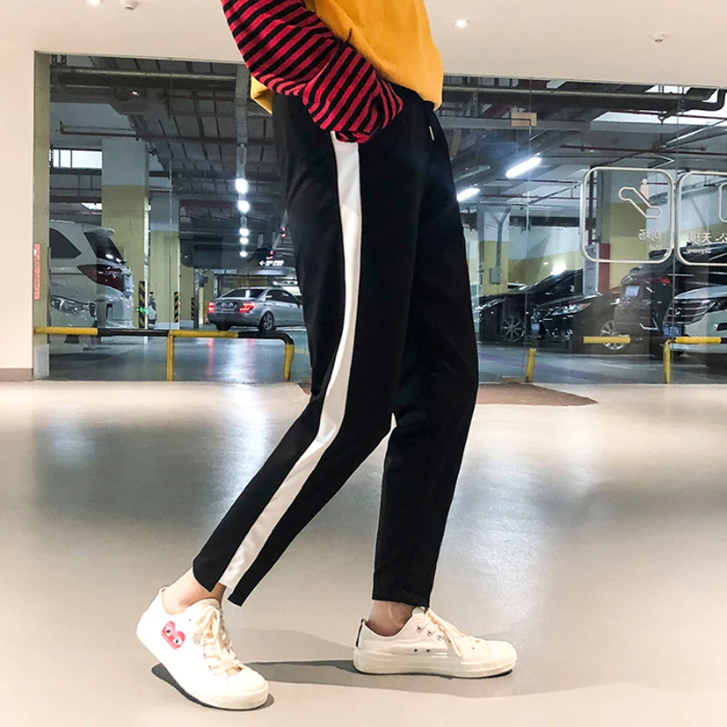 Женские спортивные штаны с эластичной резинкой на талии повседневные брюки