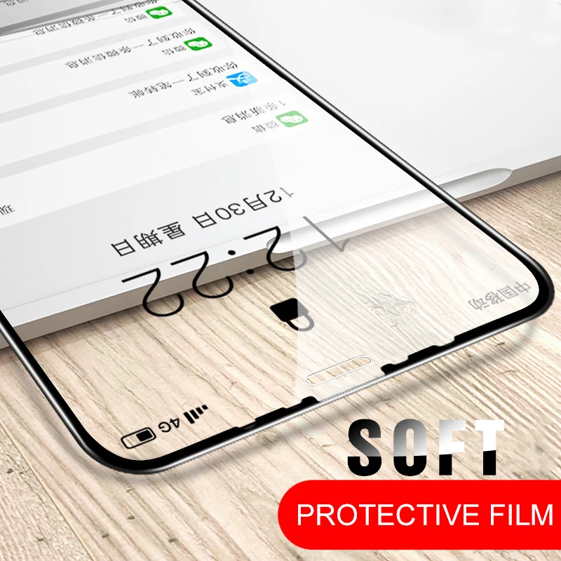 Soft Full Glue Screen Film For iPhone XS MAX XR X 8 7 6 6S Plus PET Ceramics Protective Case Coverage Glass |