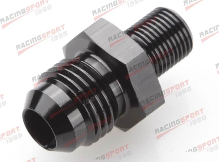 Прямой адаптер из алюминия AD56001 для AN 4 AN4 4AN до 1/8 &quotBSP BSPP черный|an 8|an4 adapter1/8 adapter |