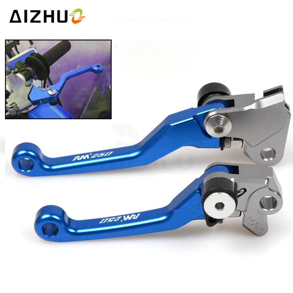 Рычаги сцепления для SUZUKI RMZ250 RMZ 250 2005 2006 CNC рычаги мотокросса байка поворотных
