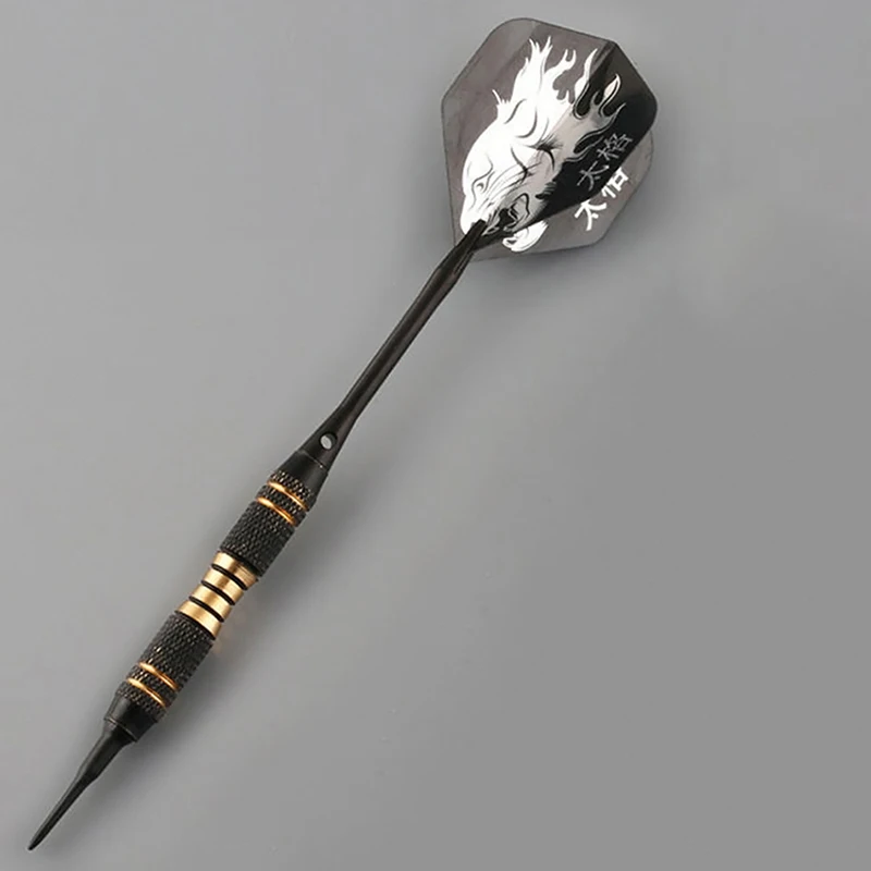 Black Pro Darts 23g Safty Soft Electronic Tip Dardos For Indoor Professional Dartboard Games 3PCS/1PCS | Спорт и развлечения