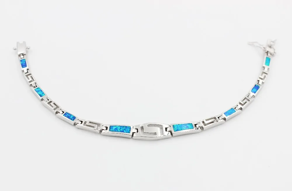 2016 новый дизайн геометрические браслеты с подвесками голубым огненным опалом |