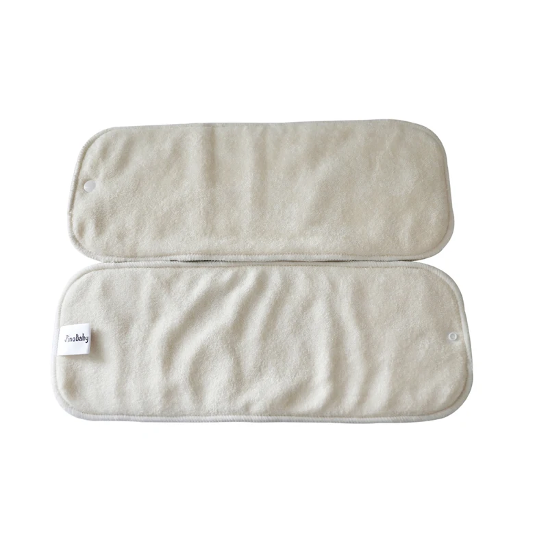 JinoBaby Натуральный Бамбуковый Couche Lavable многоразовые подгузники супер впитывающие