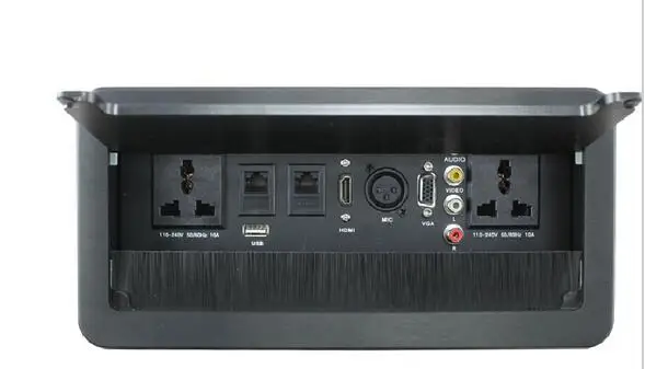 2019 многофункциональный настольный Беспроводная розетка питания с щеткой для