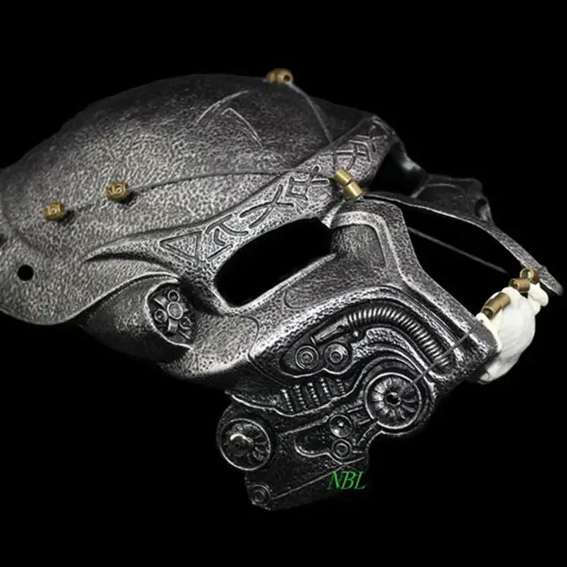 Страшно хищников airsoft маска полный Уход за кожей лица Хэллоуин Хищники Смола