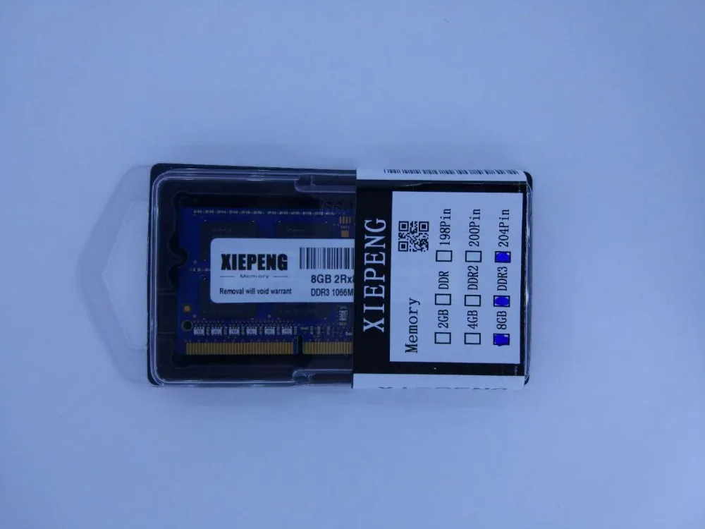 8GB 2Rx8 PC3-8500S 1066 MHz DDR3 8gb 1066 MHz Память ноутбука 4G pc3 8500 ноутбук 204-PIN SODIMM ram