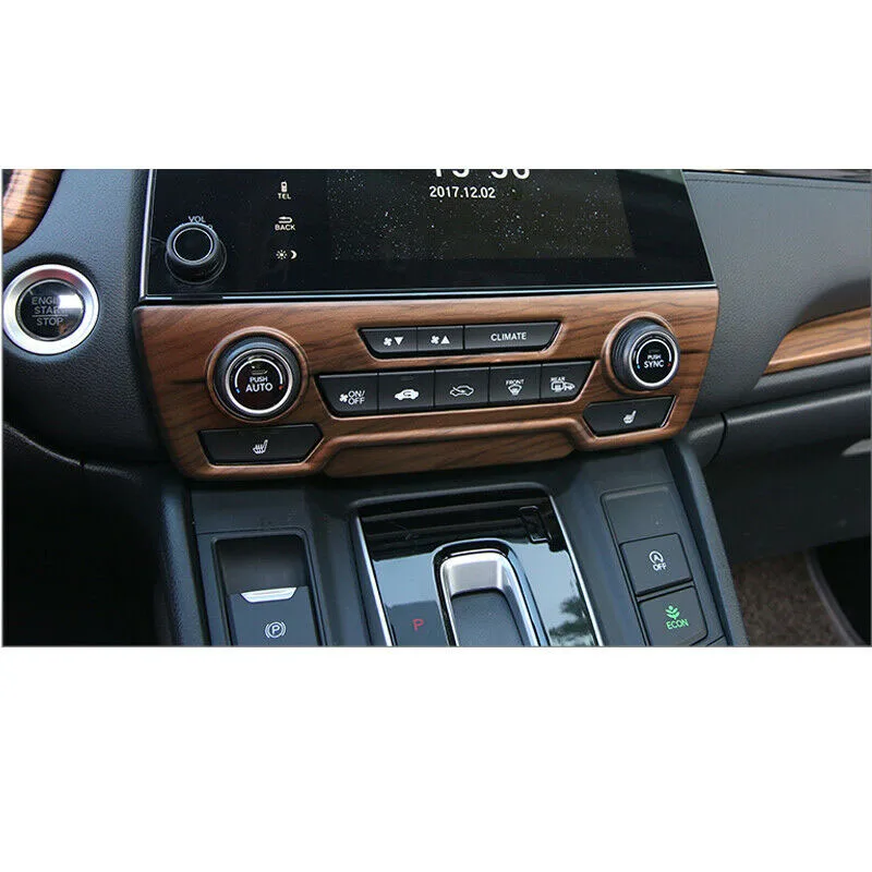ABS персиковое дерево зерна центральная консоль CD панель крышка совместима с Honda CRV