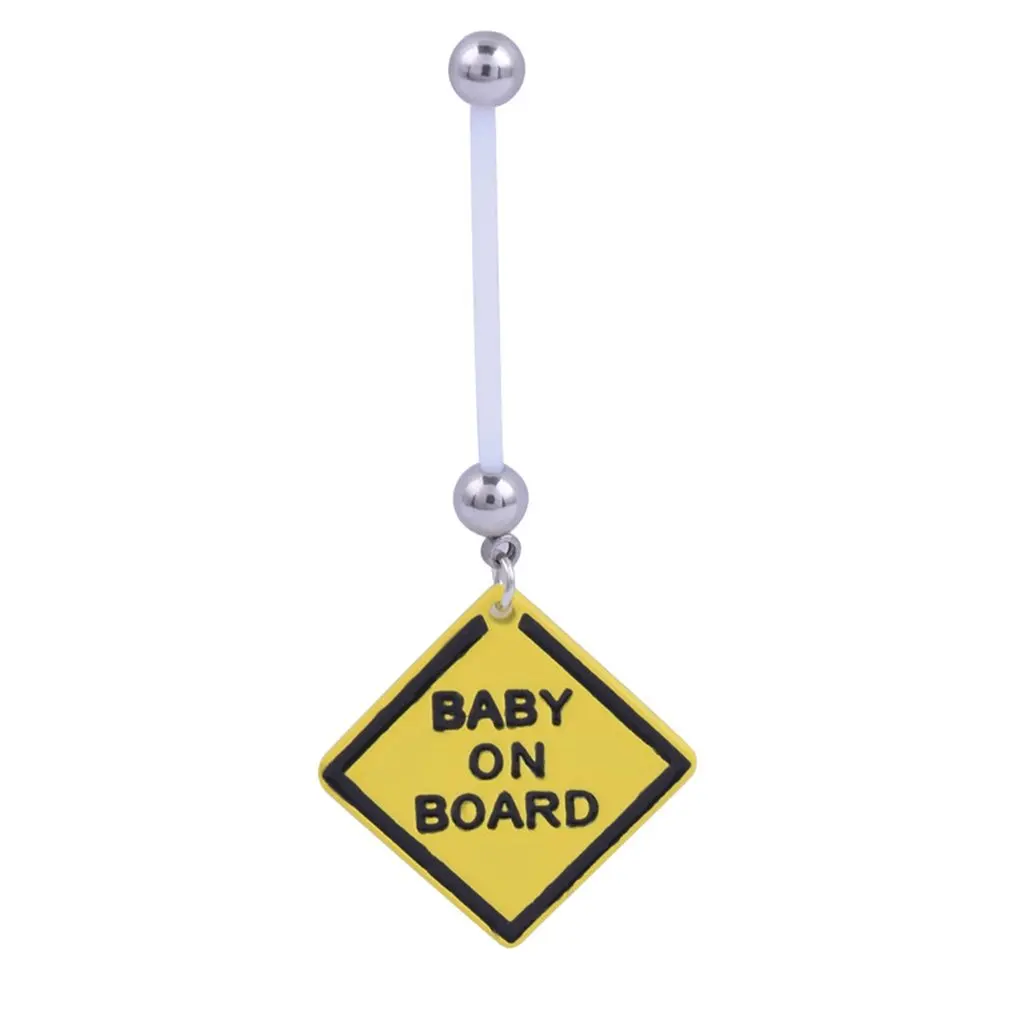 Ребенок на борту беременность материнство пупка Бар Bioflex пластик гибкий PFTE